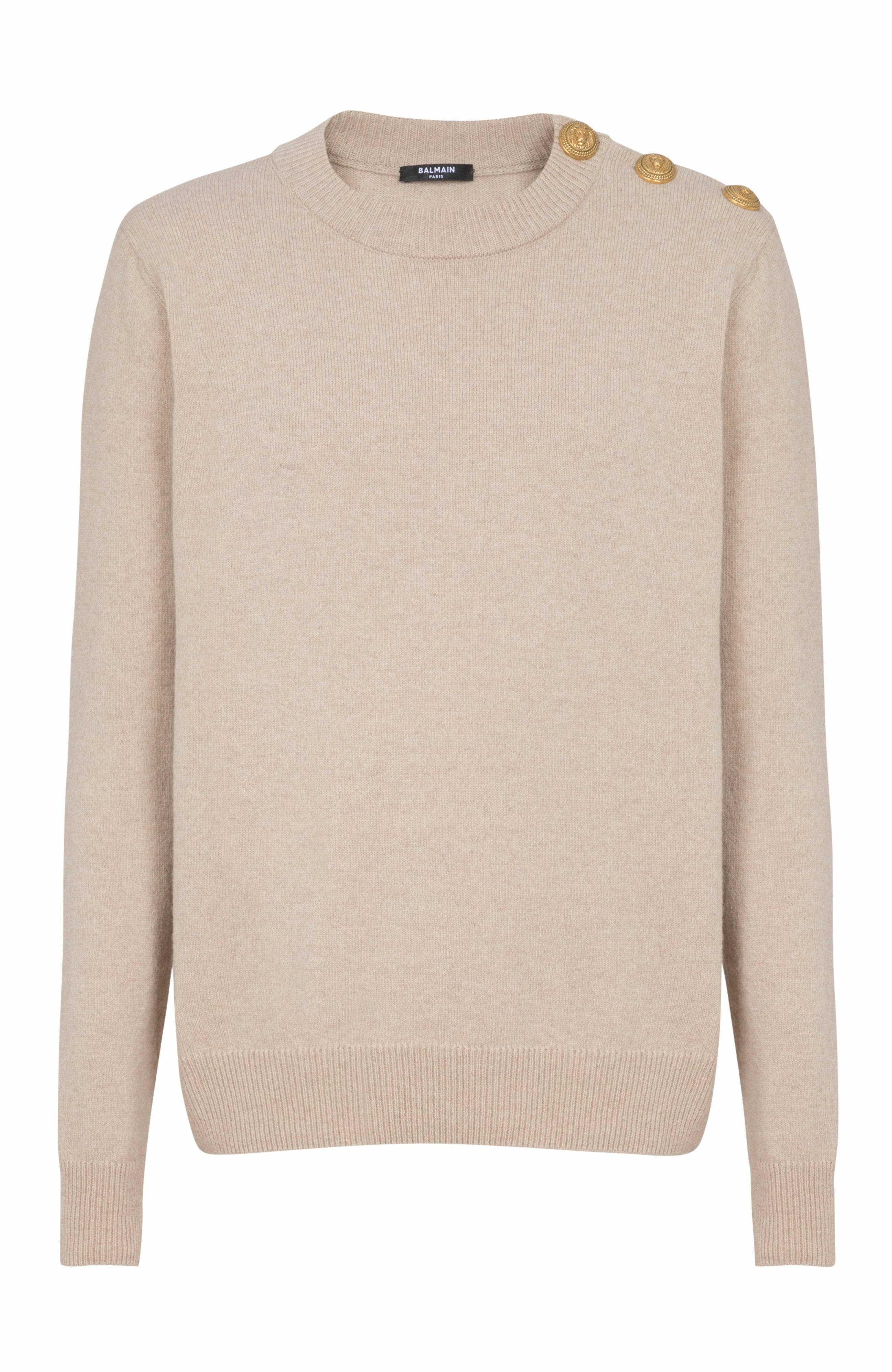 Balmain Eco-cashmere jumper in Beige at Nordstrom - 5