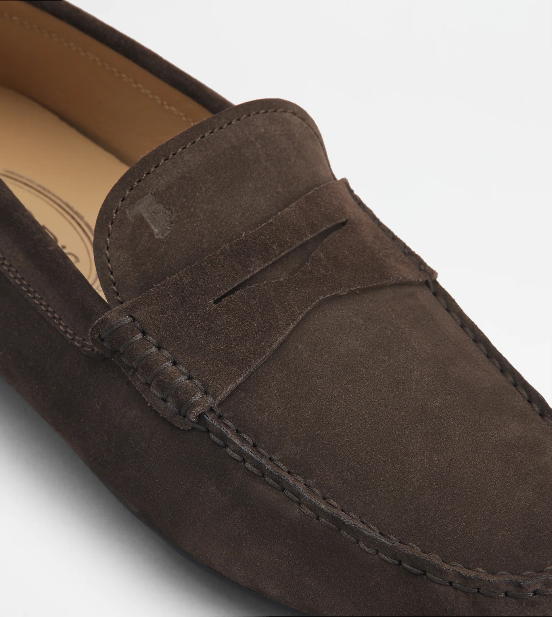 CITY GOMMINO DRIVING SHOES IN SUEDE - BROWN - 5