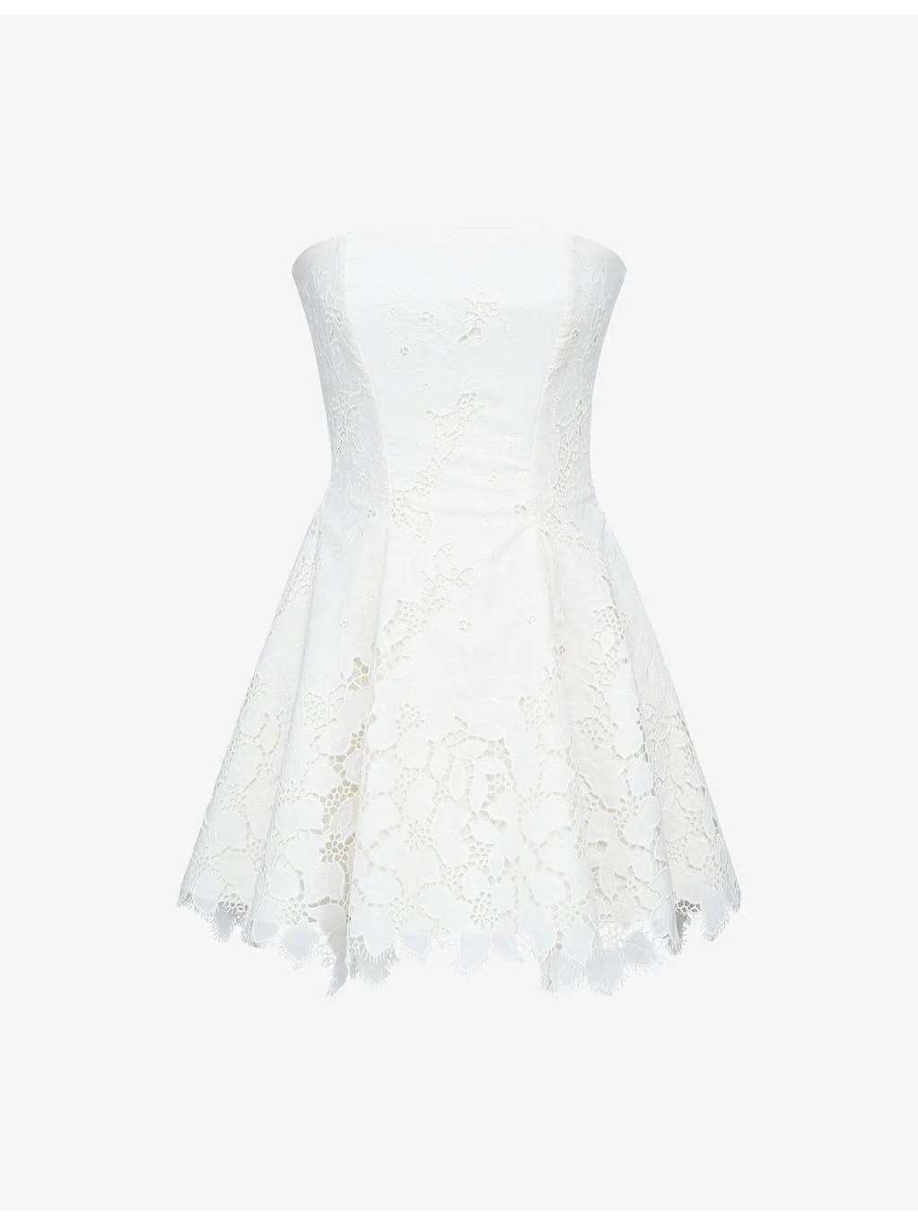 Jemima Broderie-Anglaise Woven Mini Dress - 1