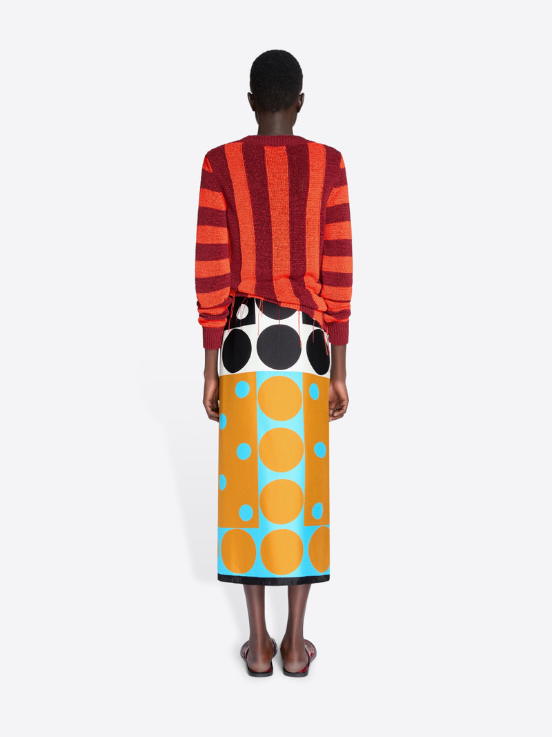 LONG WRAP SCARF-SKIRT 4