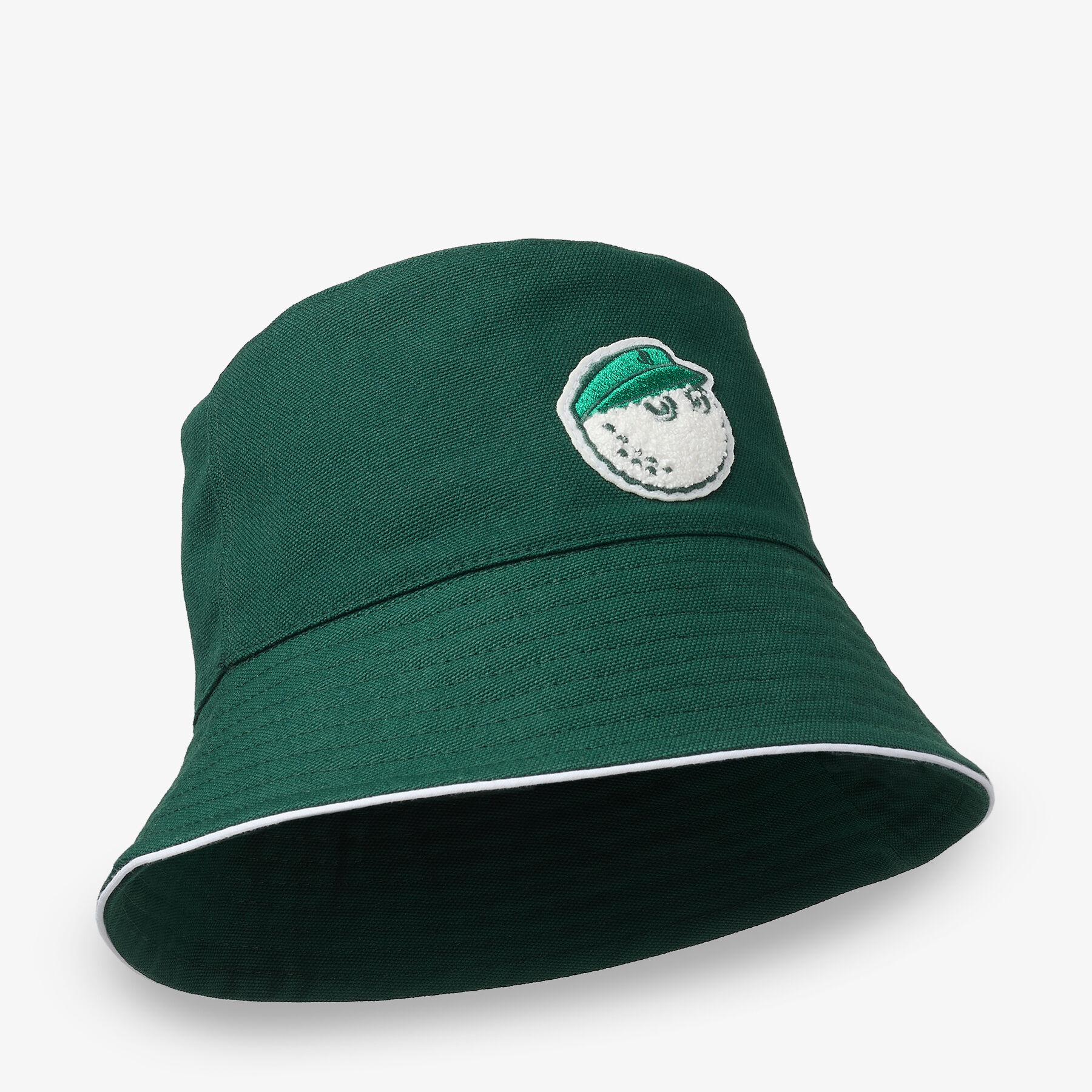 Jimmy Choo / Malbon 2.0 Bucket Hat
Malbon Green Embroidered Cotton Bucket Hat - 2