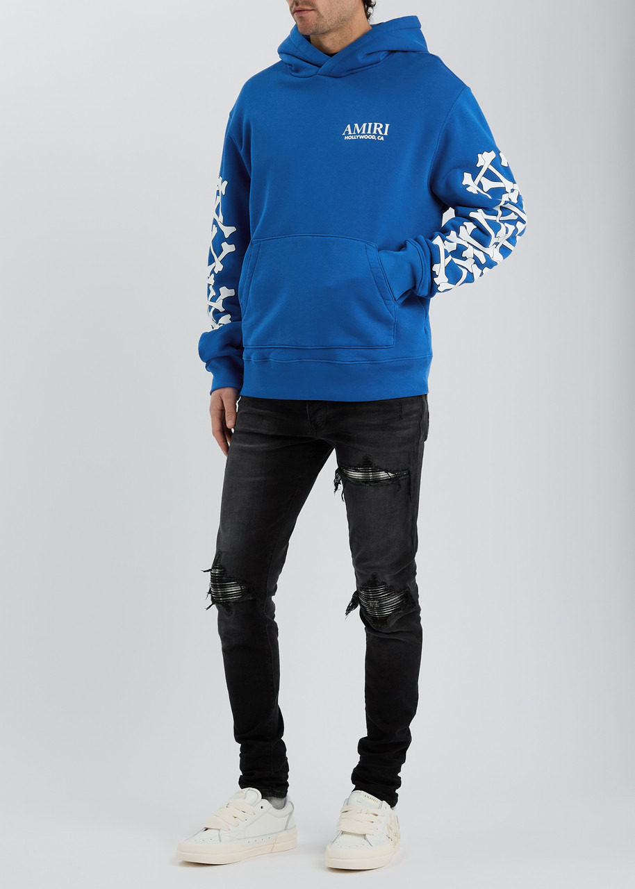 Amiri Bones Stacked Hooded Cotton Sweatshirt - 4
