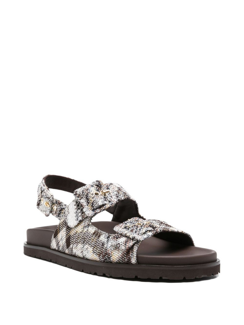 Missoni buckle strap sandal outlook