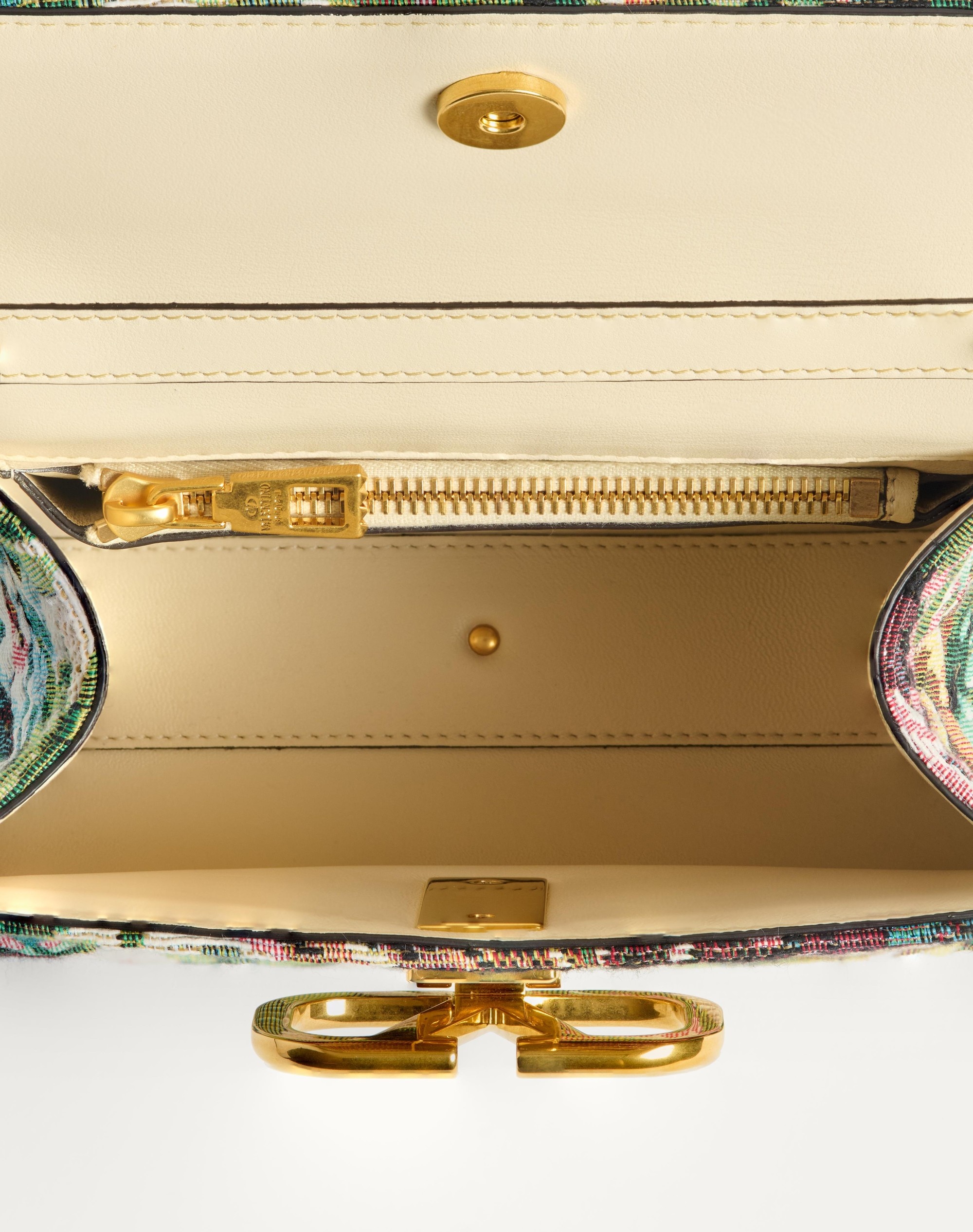 VALENTINO GARAVANI VSLING SMALL HANDBAG IN VOYAGE IMAGINAIRE JACQUARD FABRIC - 6