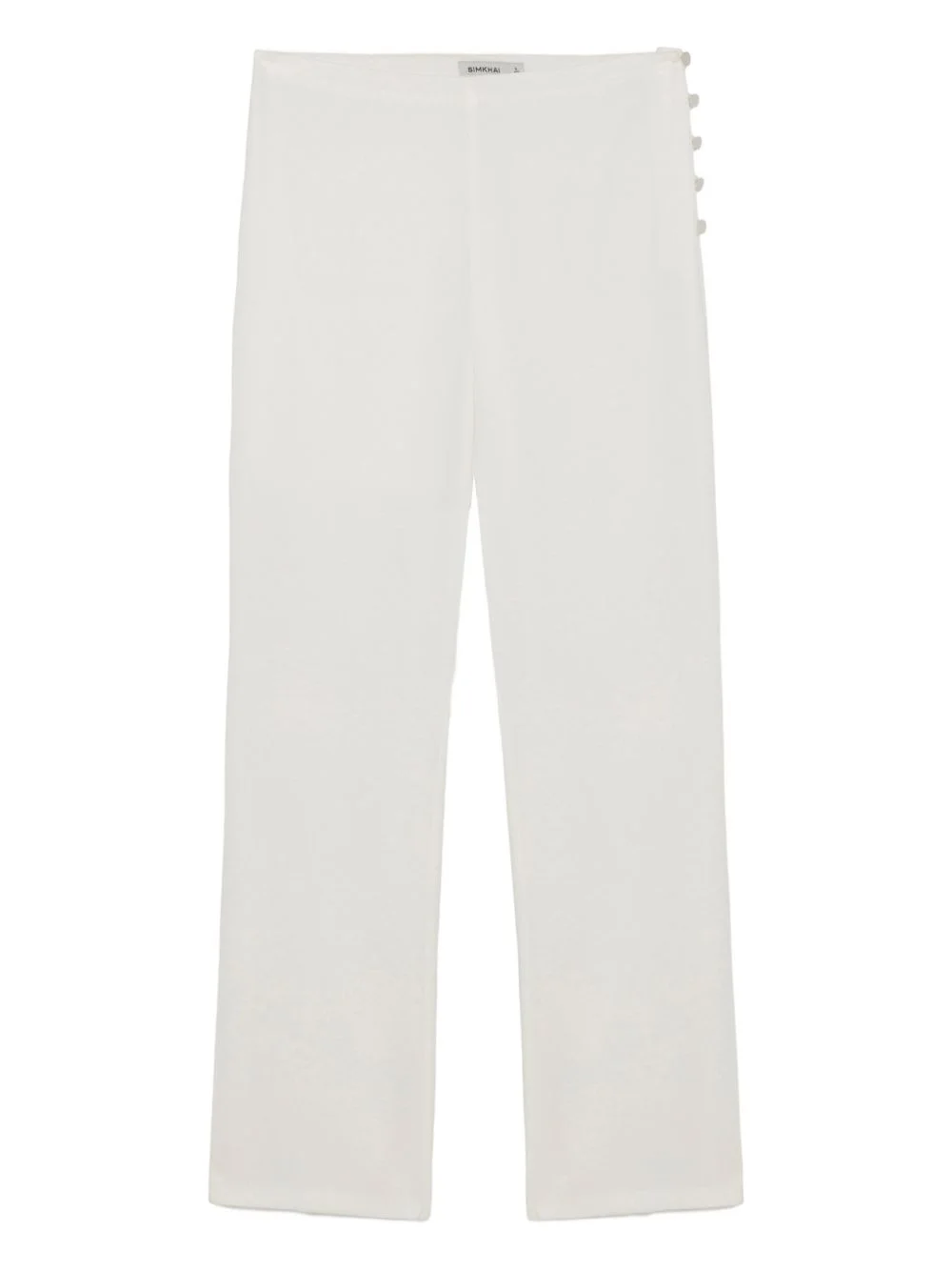 Morrie button-detail trousers - 1