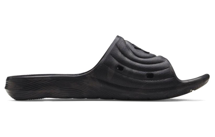 Under Armour Locker Slides 'Black Jet Grey' 3024449-002 - 3