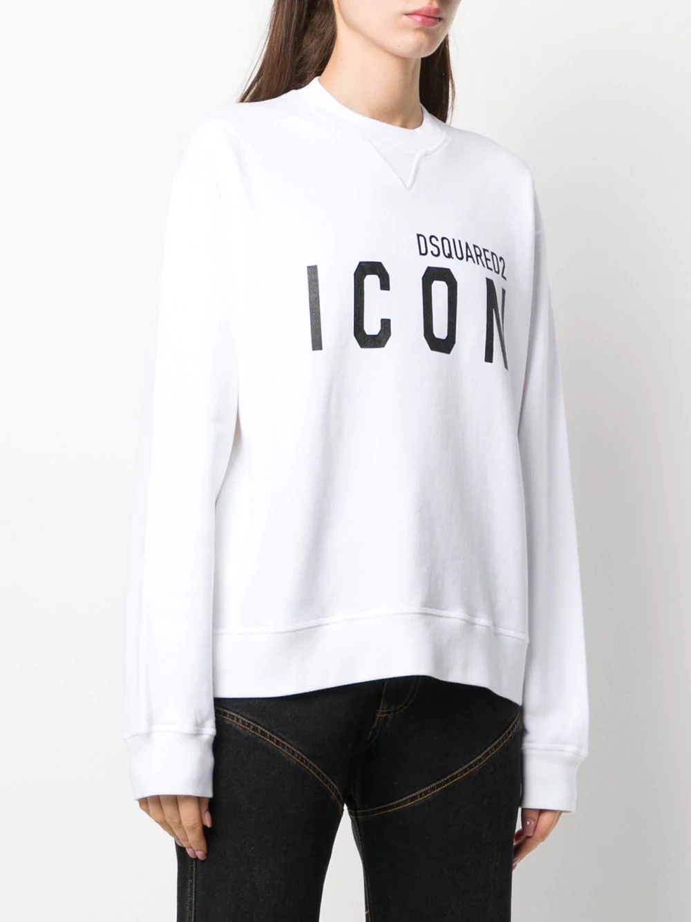 Icon print sweatshirt - 3