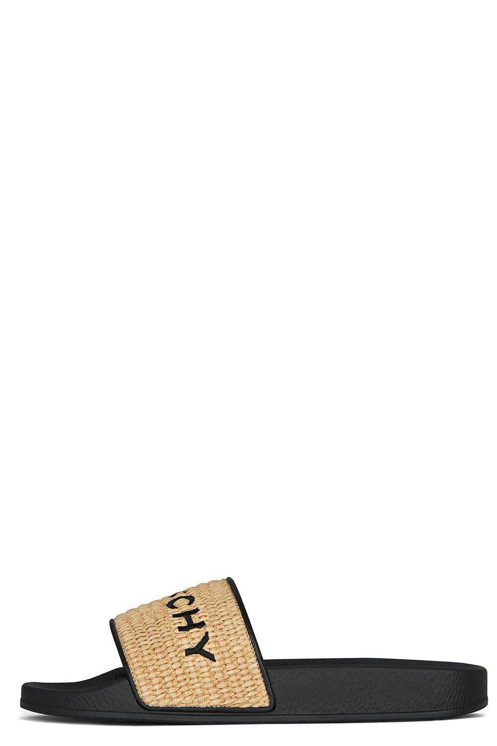 Flat Slides - Raffia - 5