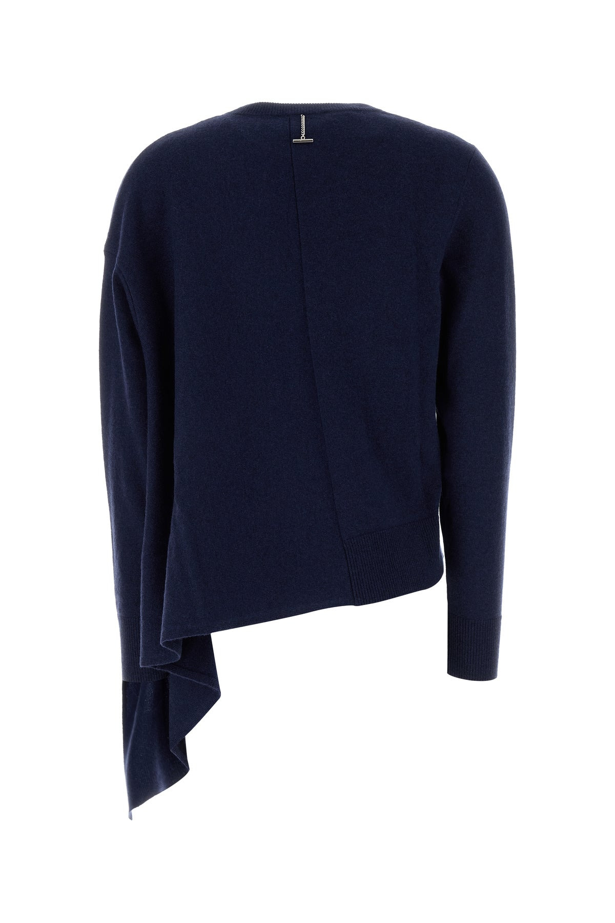 Navy blue cashmere blend sweater - 2