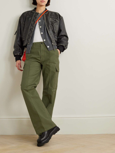 RE/DONE Military cotton wide-leg pants outlook
