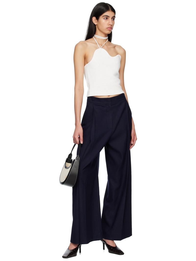 RECTO Navy Corte Trousers outlook