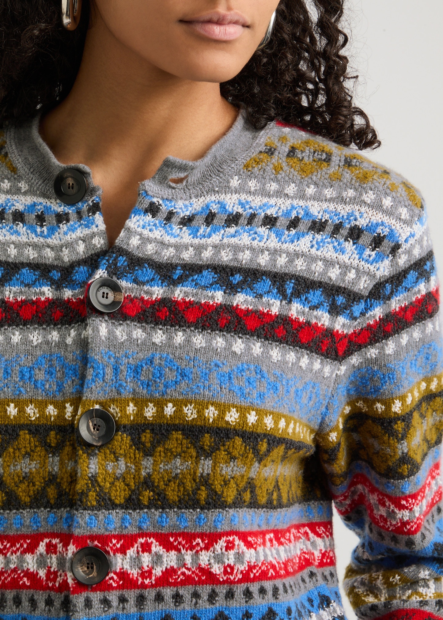 Astral Fair Isle wool-blend cardigan - 5