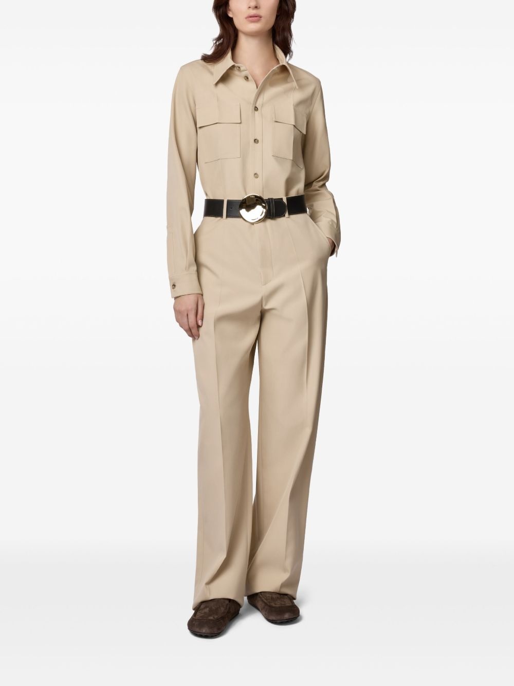 pressed-crease shirt - 2