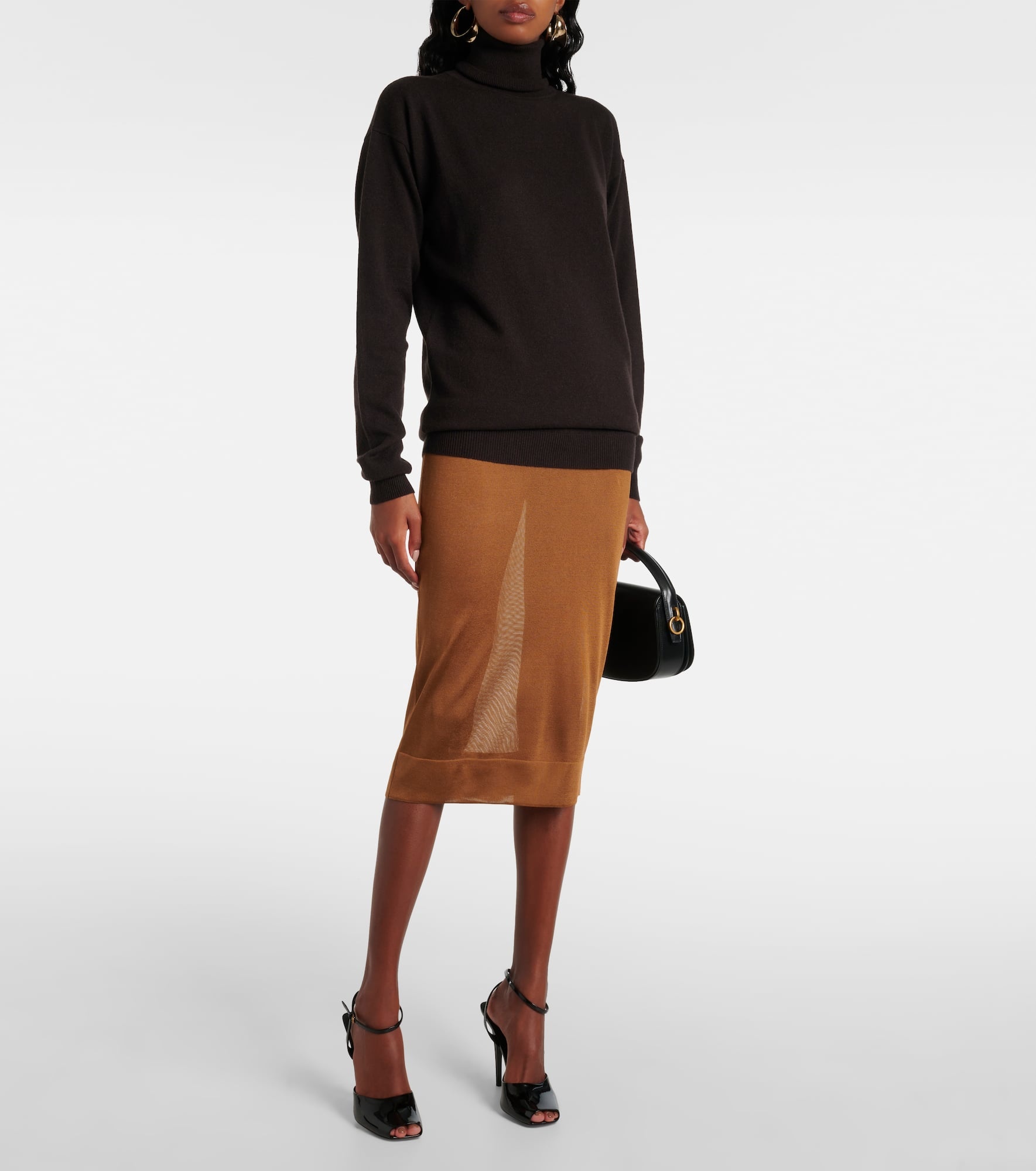 Cashmere turtle-neck sweater - 2