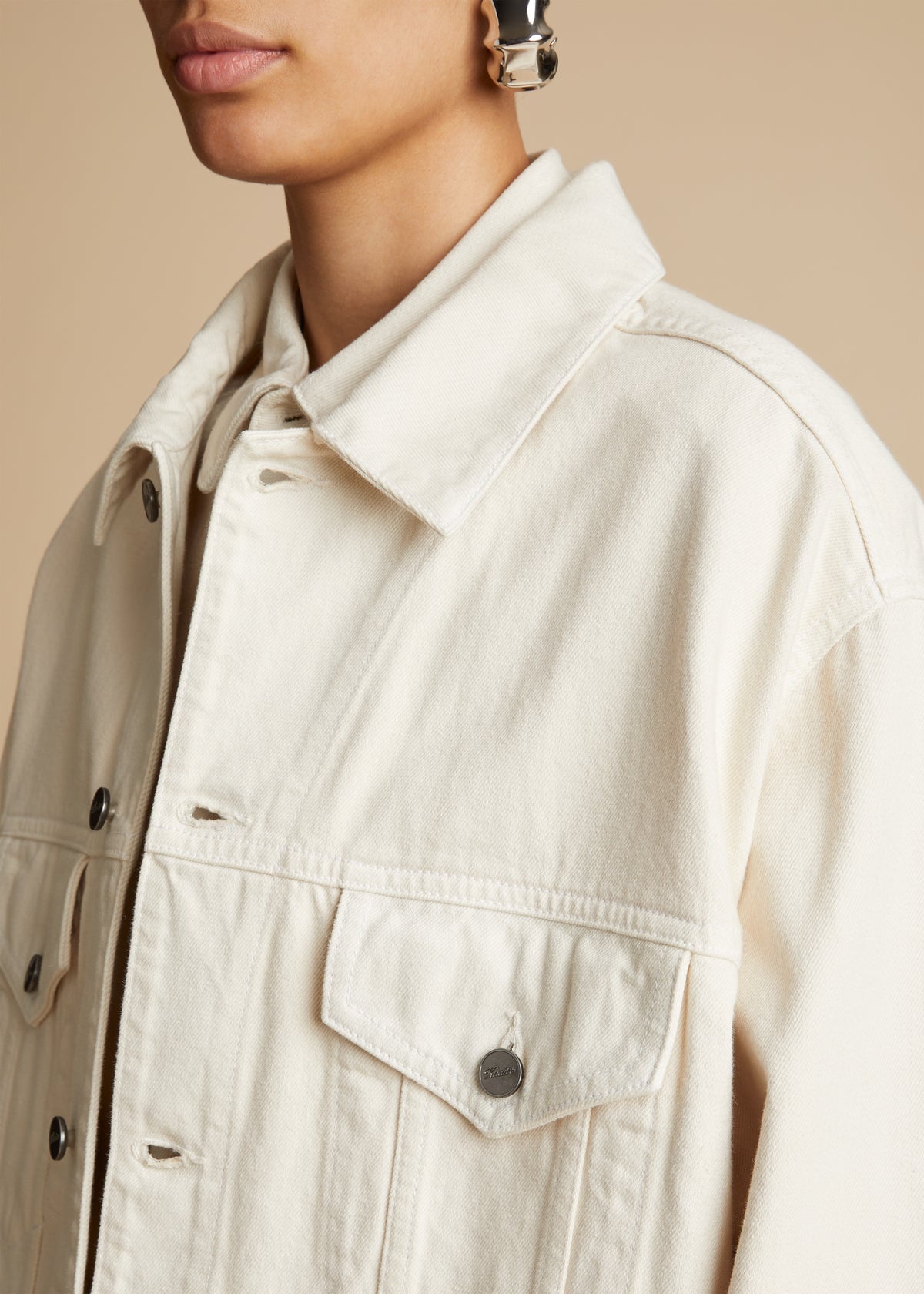 The Grizzo Jacket in Ivory - 4