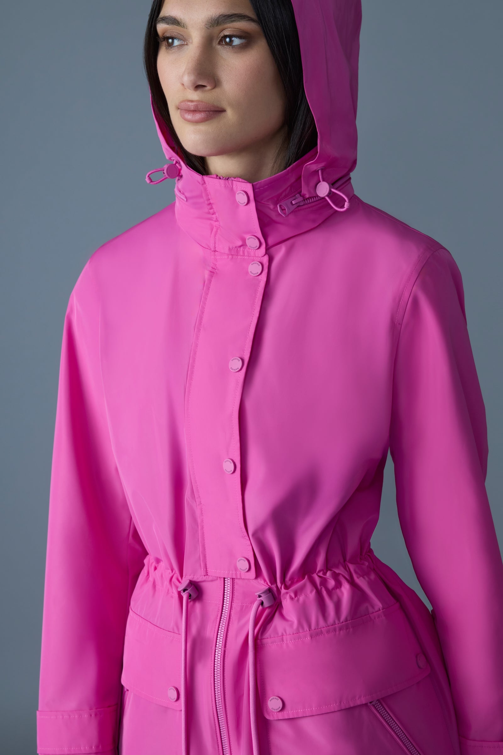 KERYN Medium-Length Rain Jacket - 5