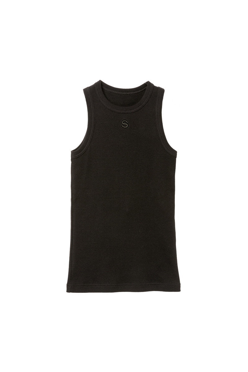 sacai s Cotton Jersey Tank Top outlook