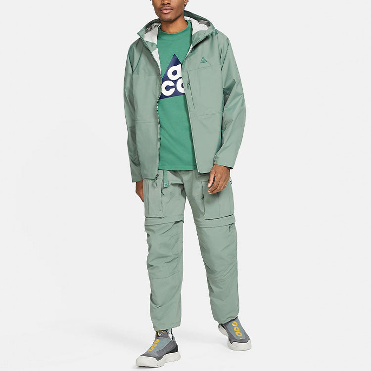 Nike ACG Tuff Nuggets Casual Sports Logo Hooded Jacket Green DH3198-365 - 3