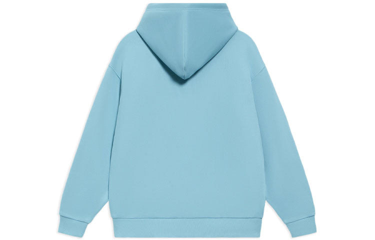 Li-Ning Sports Fashion Series Casual hooded Sports Pullover Hoodie 'Blue' AWDS593-3 - 2