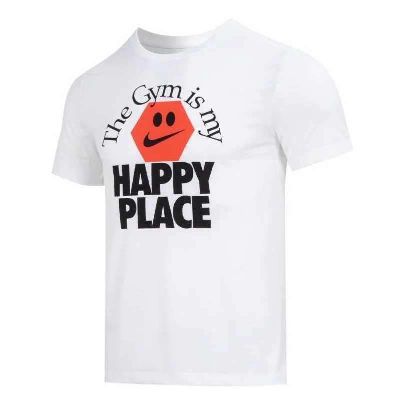 Nike Happy Place Logo T-Shirt 'White' FD0141-100 - 1