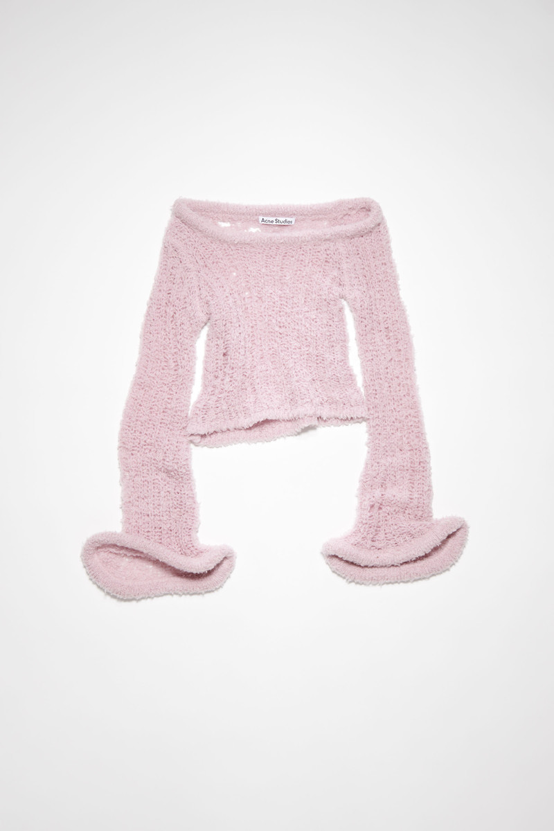 Asymmetric jumper - Dusty pink - 1