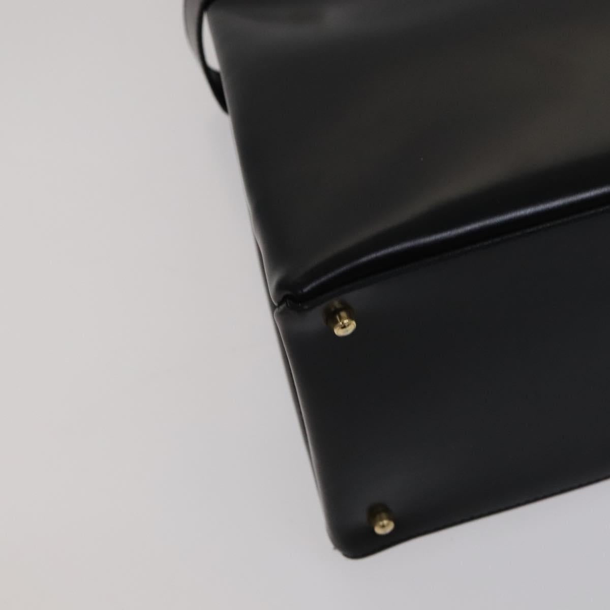 GUCCI Hand Bag Leather Black Gold 000 2046 000 2046 - 15