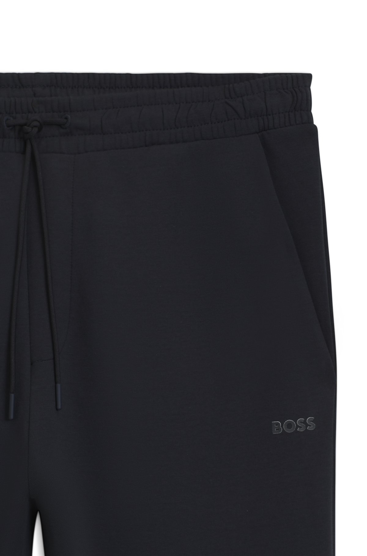 STRETCH-COTTON TRACKSUIT BOTTOMS WITH LOGO PRINT - 6