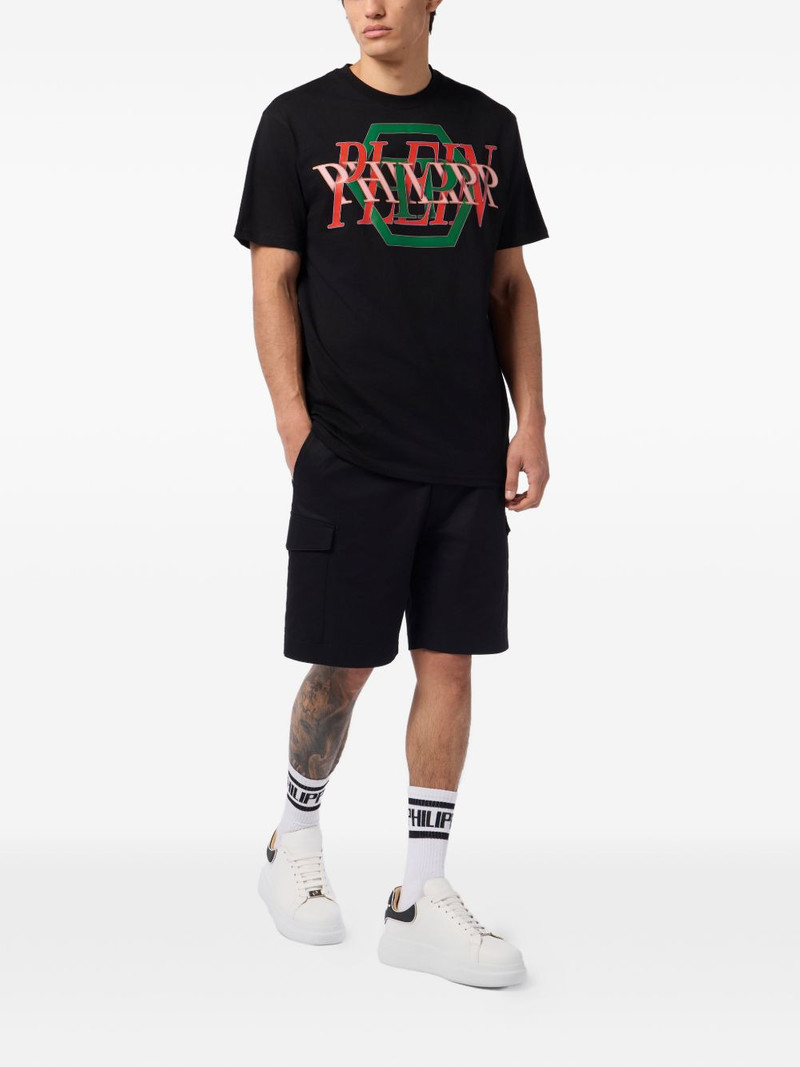 PHILIPP PLEIN crew-neck logo T-shirt outlook