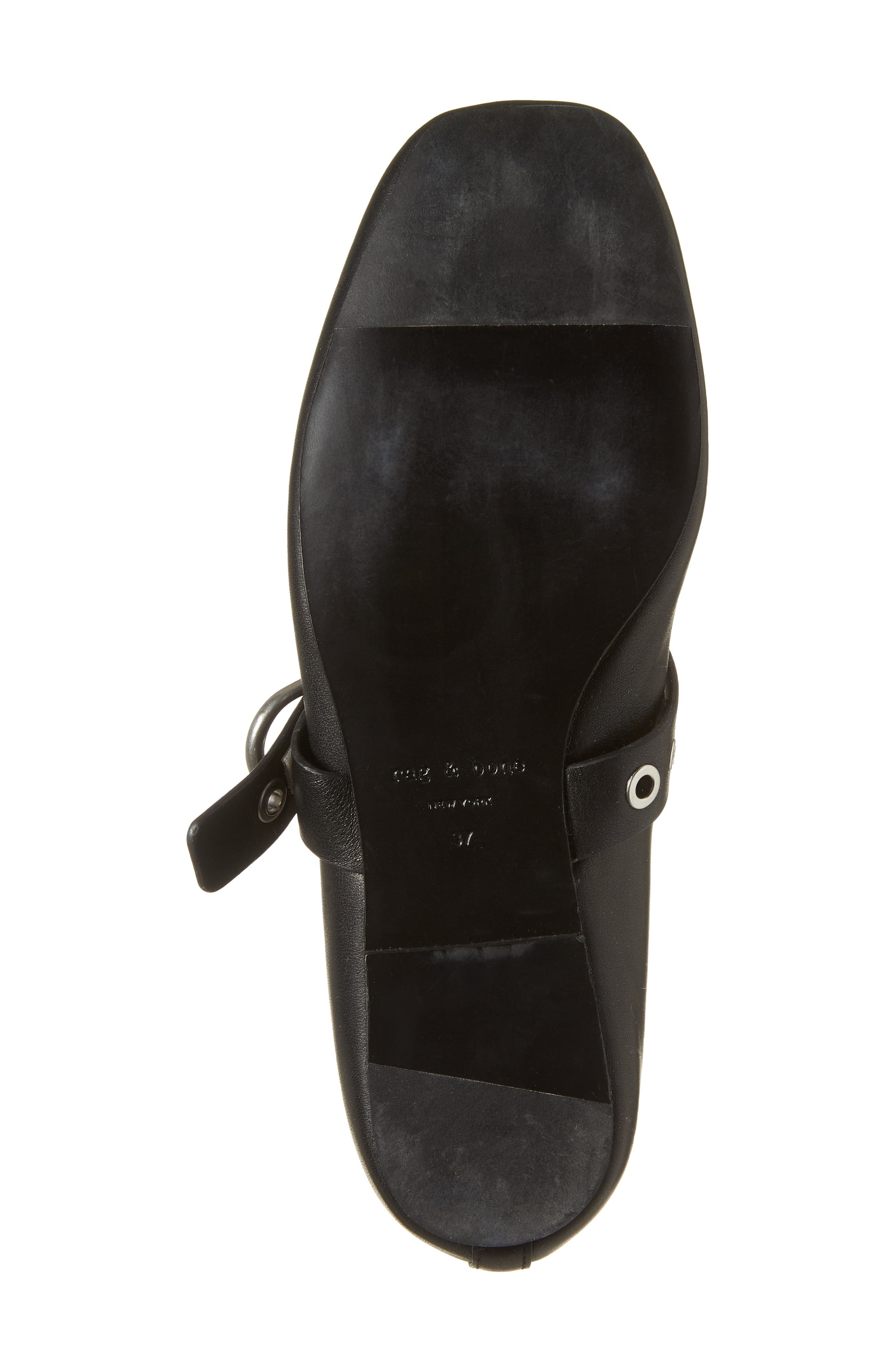 rag & bone Spire Mary Jane Flat in Black at Nordstrom - 6