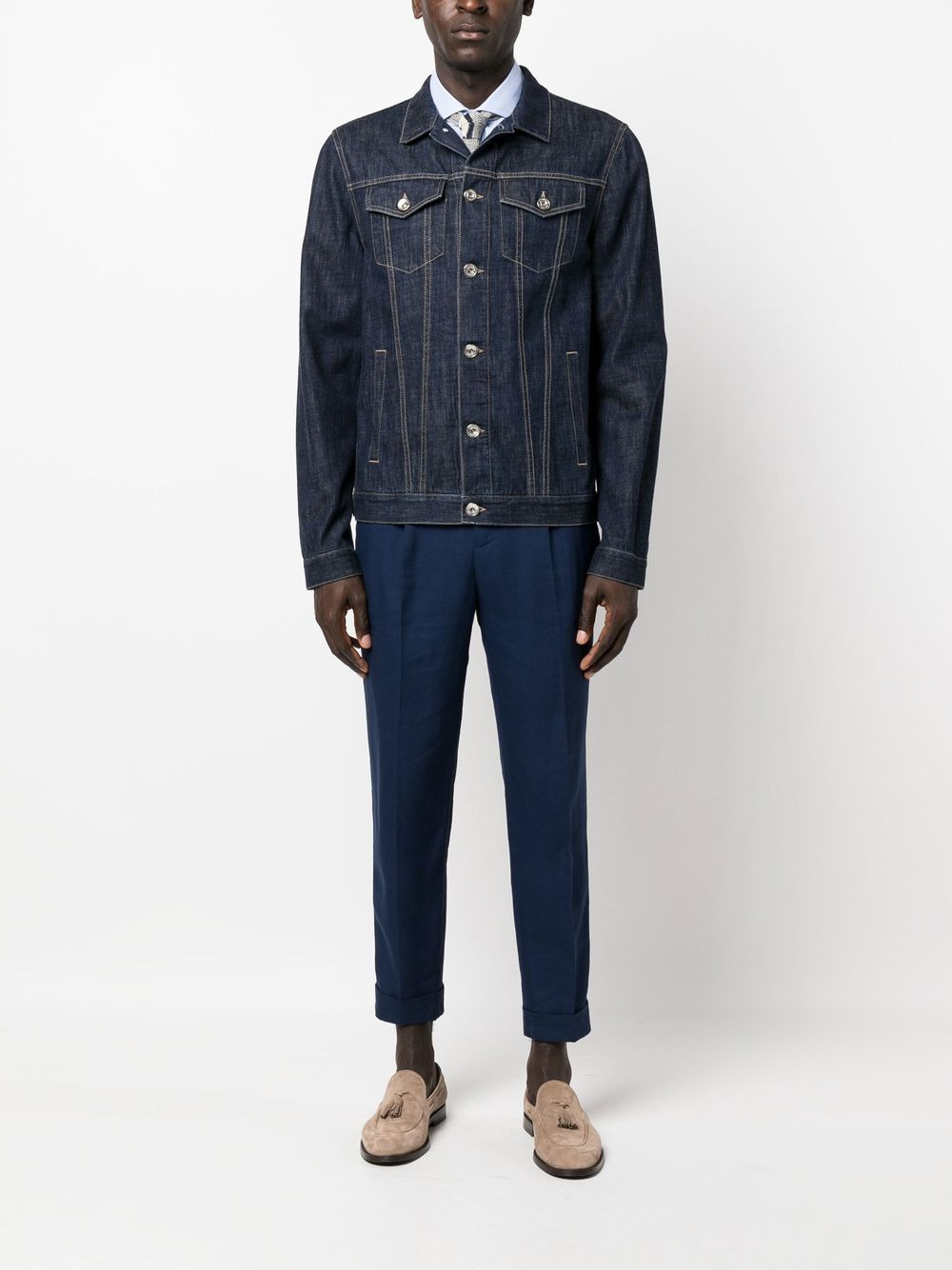 cropped tailored trousers - 2