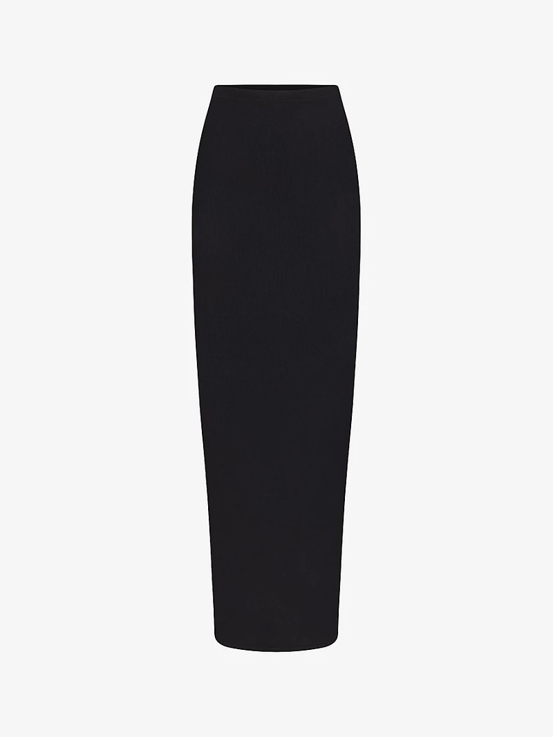 Soft Lounge elasticated-waist stretch-woven maxi skirt 1