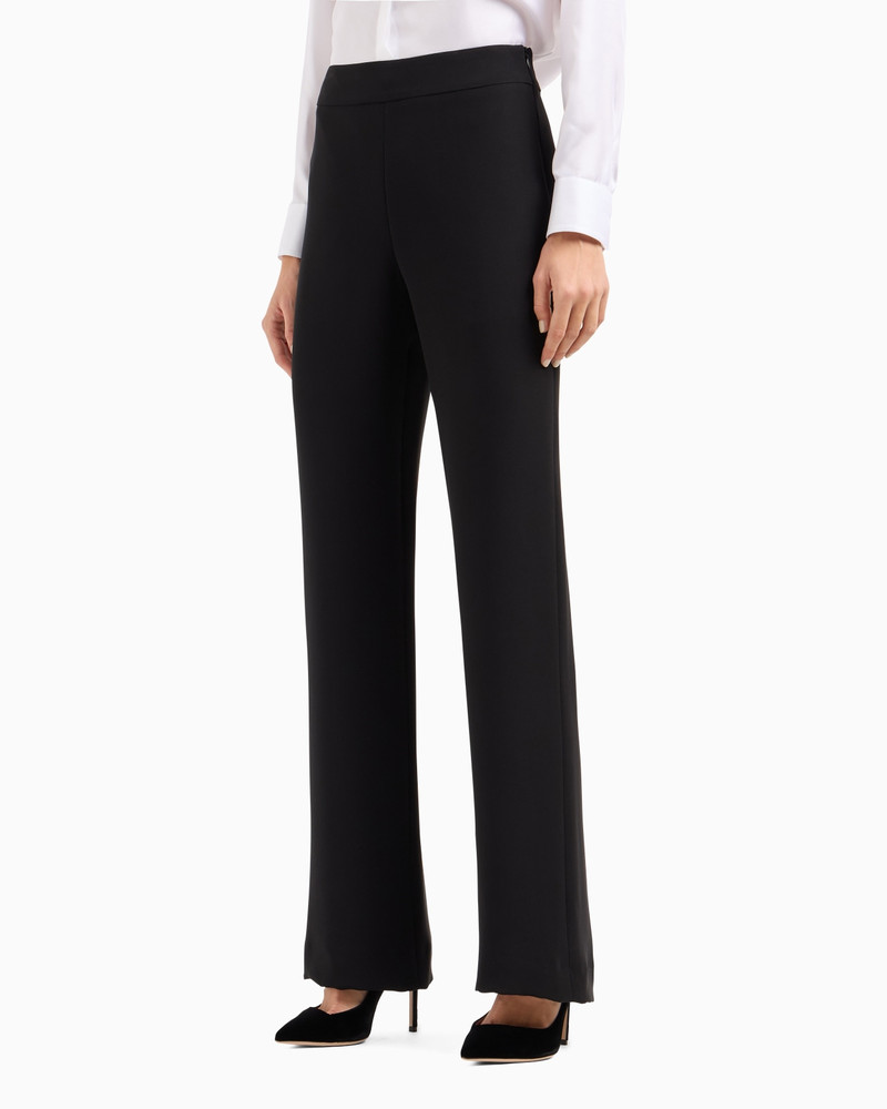 GIORGIO ARMANI Wide-leg silk trousers outlook