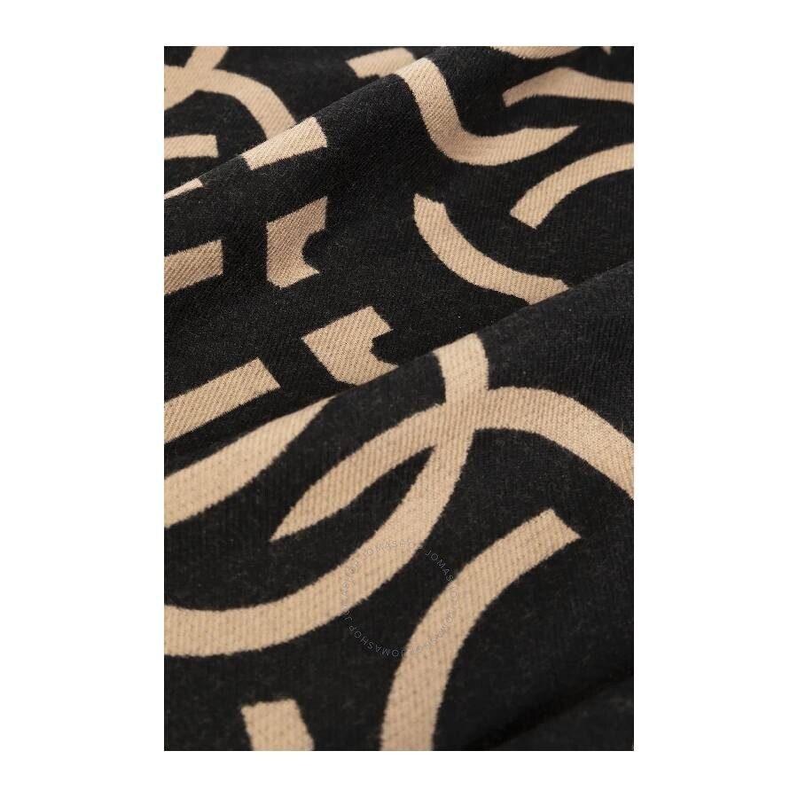 Ferragamo Logo Print Wool Scarf - 4