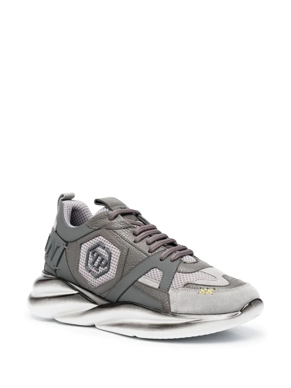 hexagon logo runner sneakers - 2