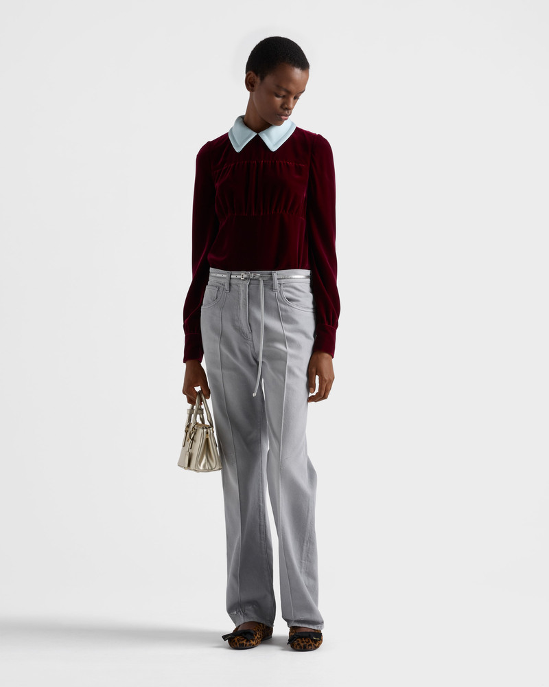 Prada Velvet top outlook