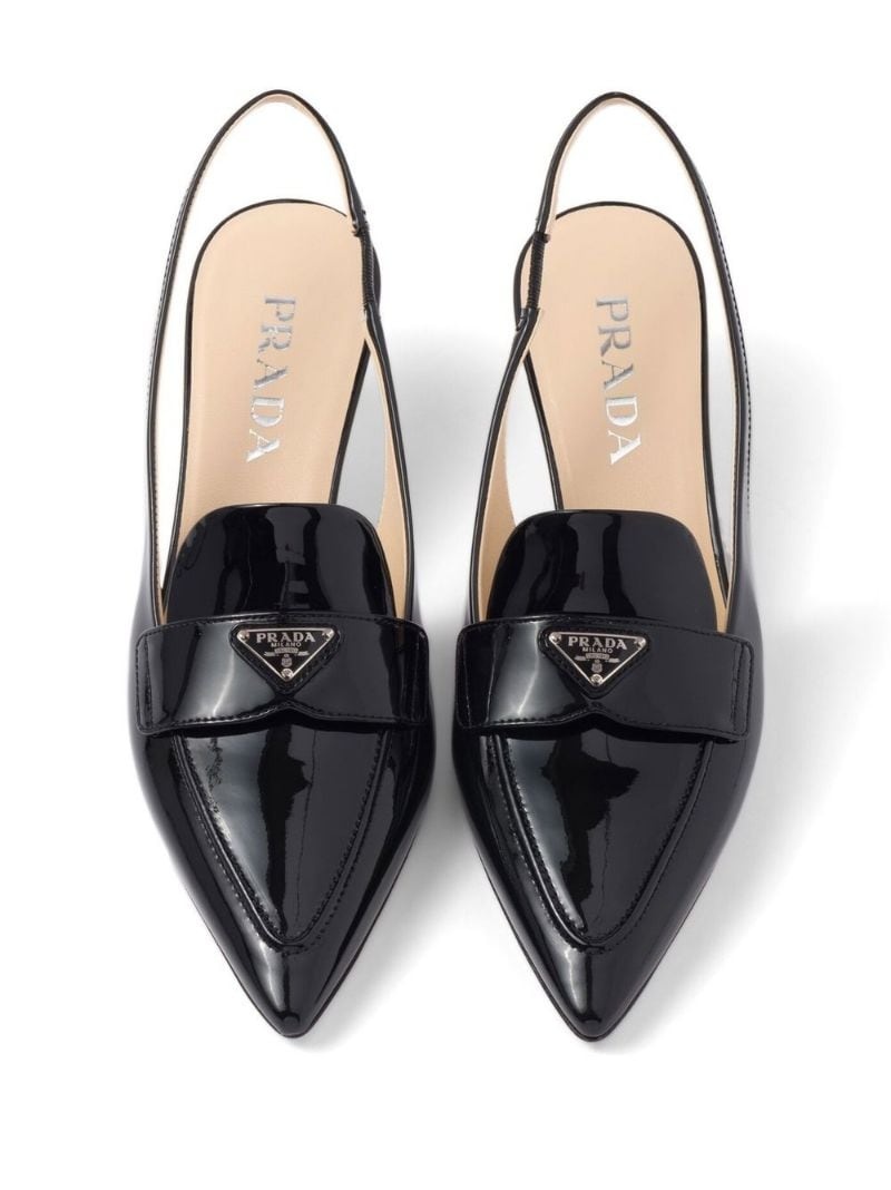 patent leather slingbacks - 4