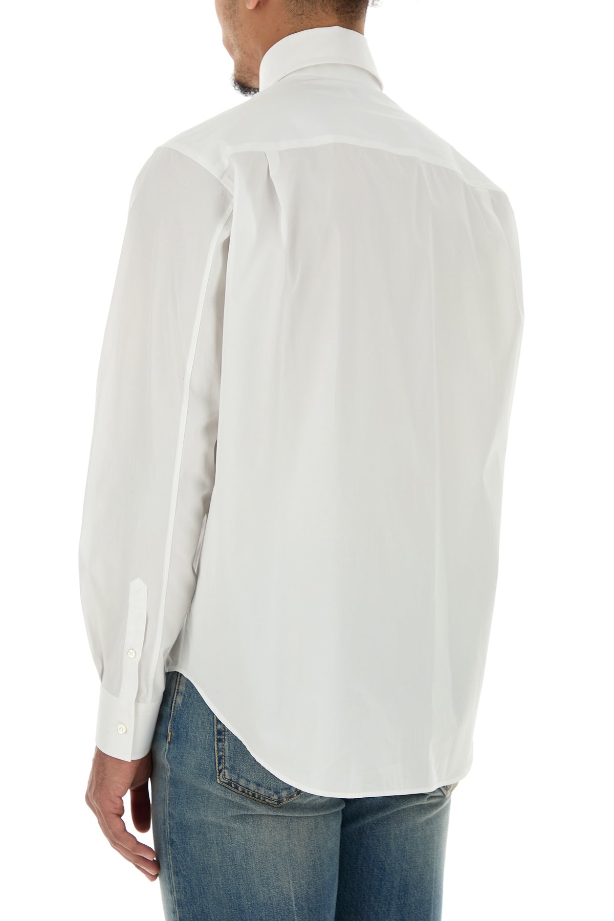 White poplin shirt - 4