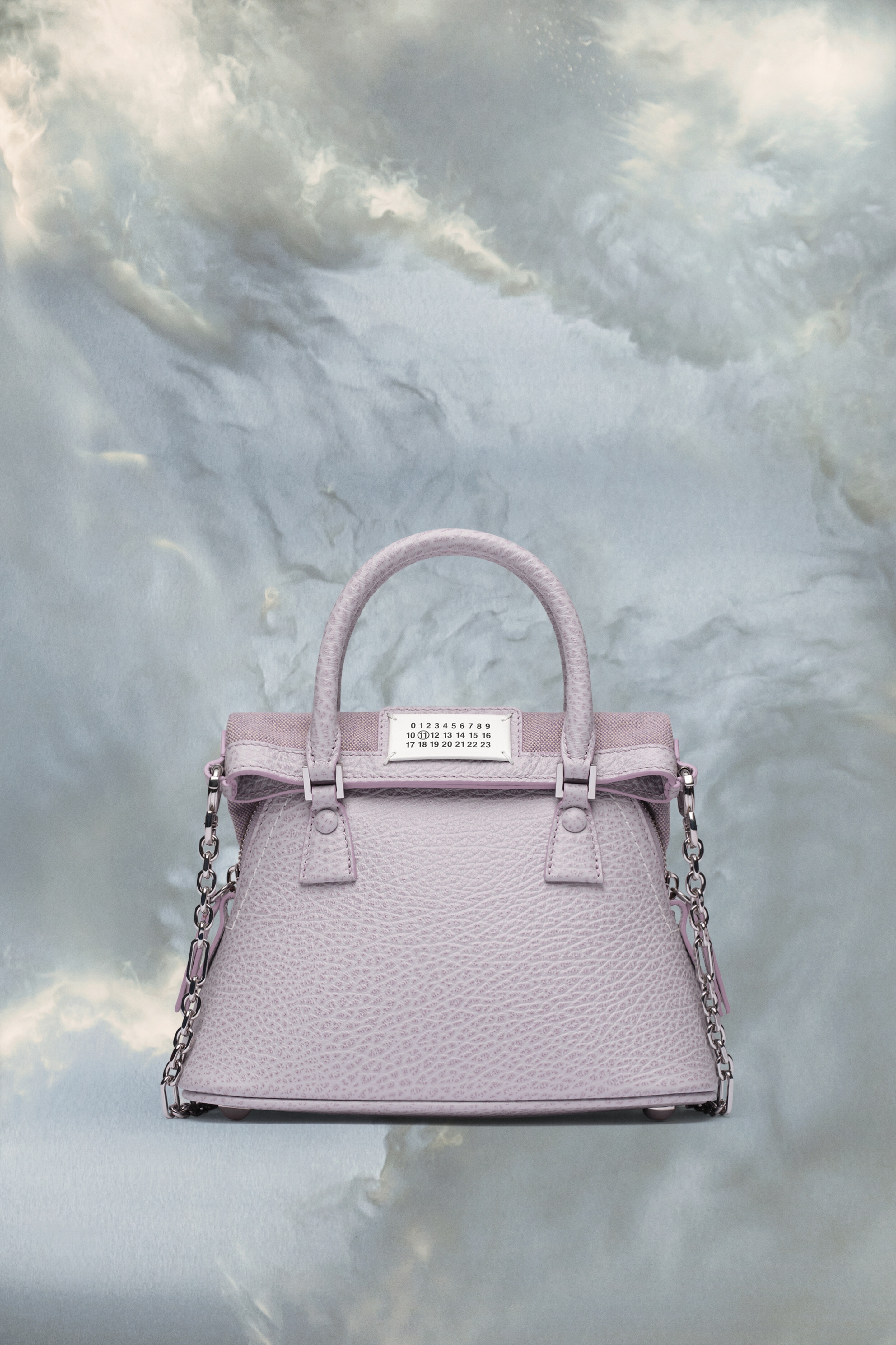 Maison Margiela Lilac '5ac Classique Micro' Crossbody Bag With