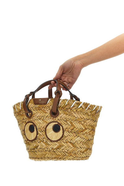 Anya Hindmarch 'Paper eyes' small shopping bag outlook