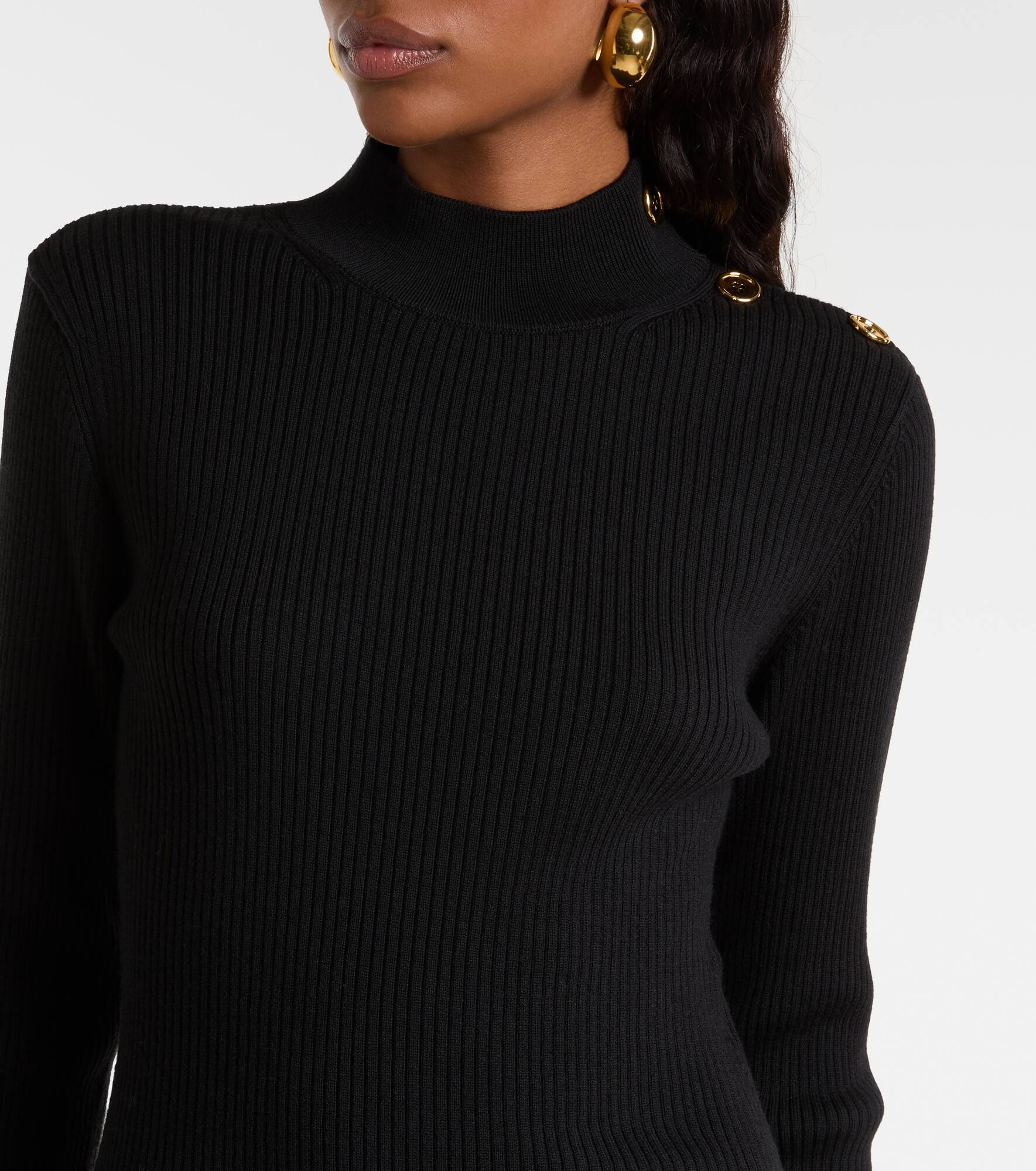 Ruffled wool minidress - 4
