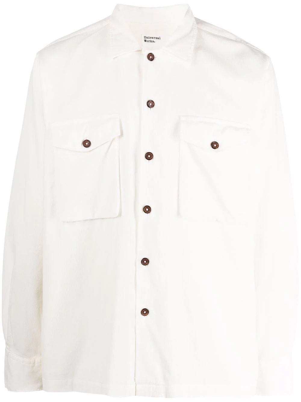 button-down fitted shirt - 1