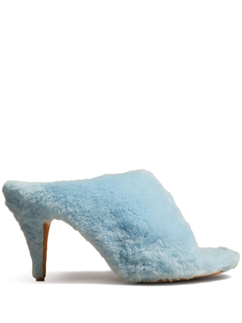 Marion 90mm shearling mules - 1