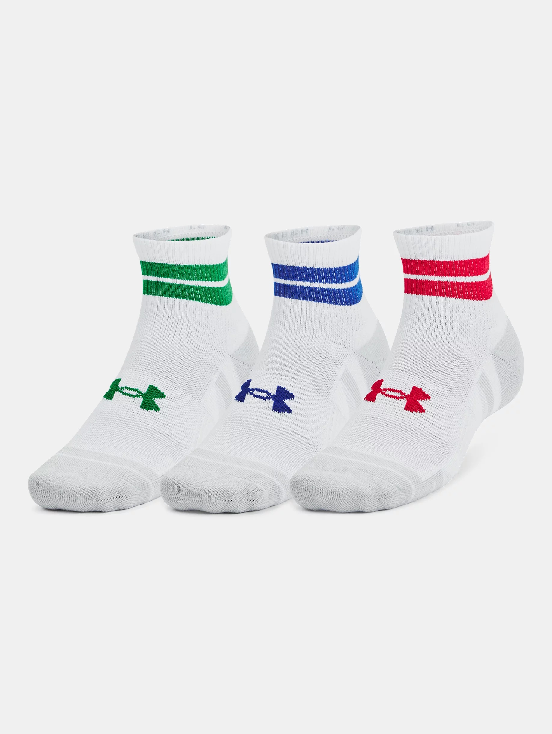 Unisex UA Performance Tech 3-Pack Quarter Socks - 3