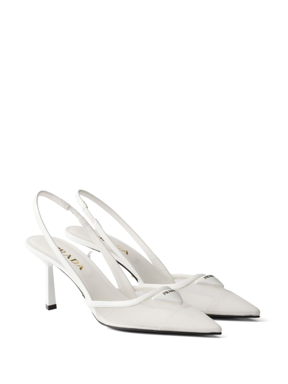 75mm triangle-logo pumps - 2