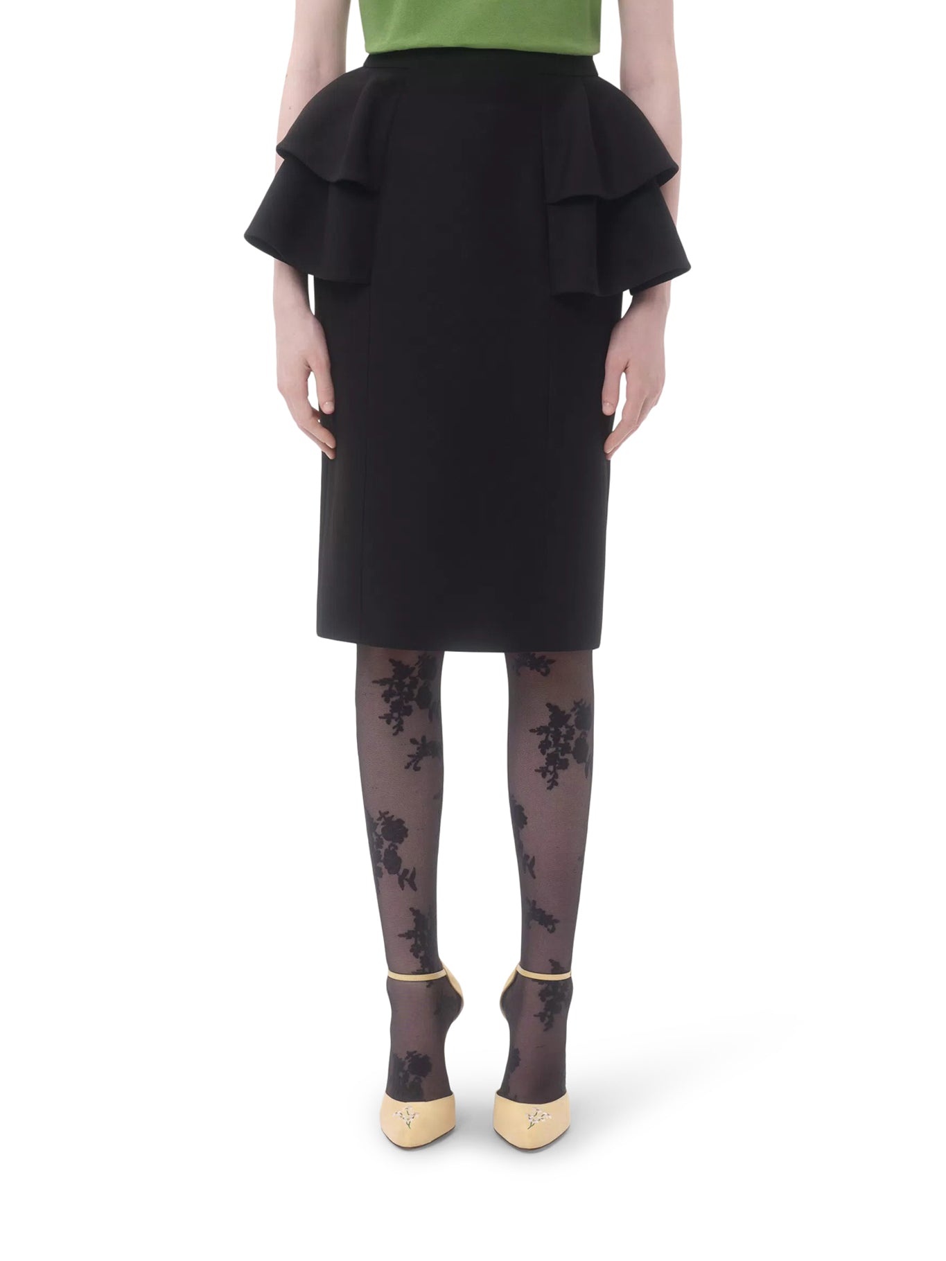 CREPE MIDI SKIRT - 3