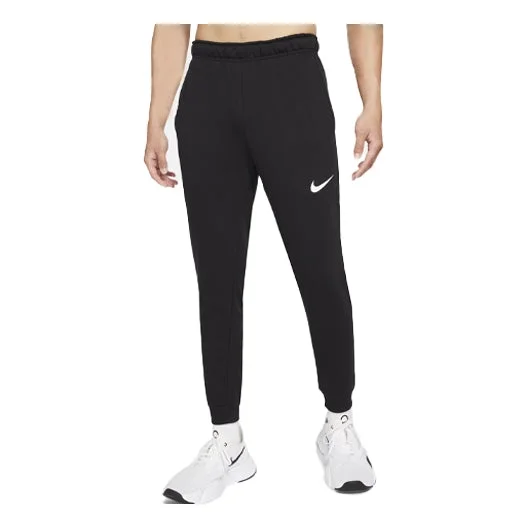 Men's Nike Dri-fit Solid Color Casual Training Sports Pants/Trousers/Joggers Black CZ6380-010 - 1