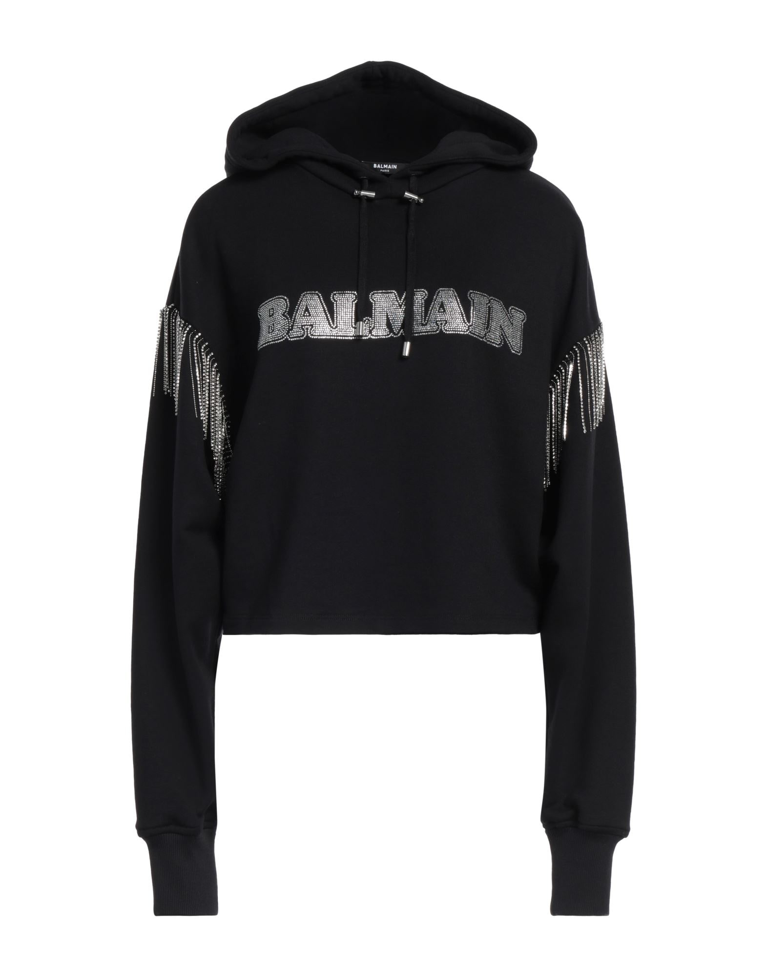 Black Women's Hooded Sweatshirt - 1