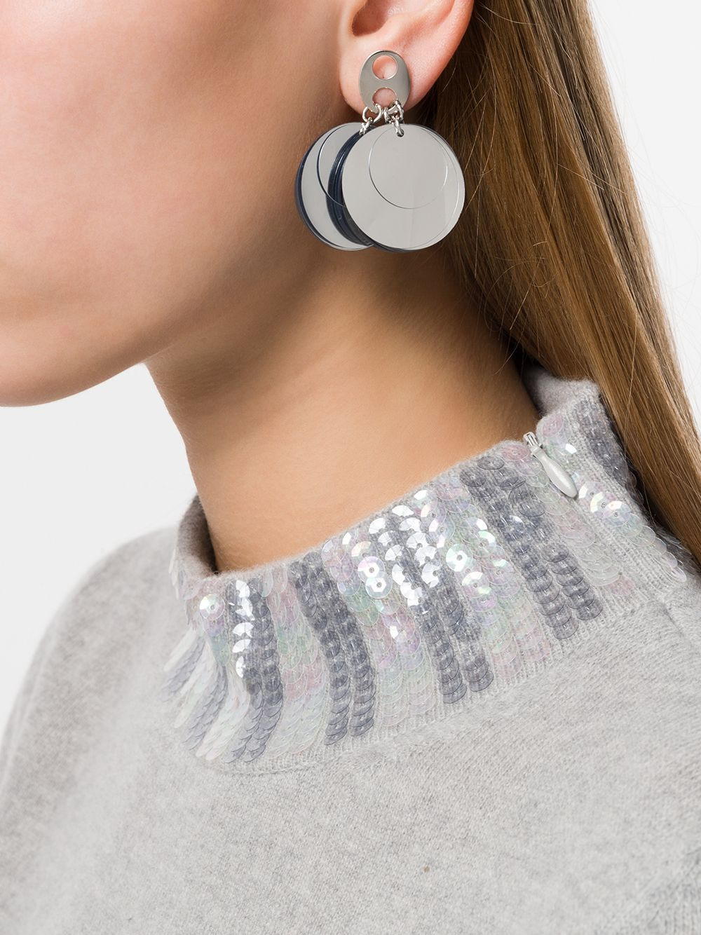 paillette earrings - 2