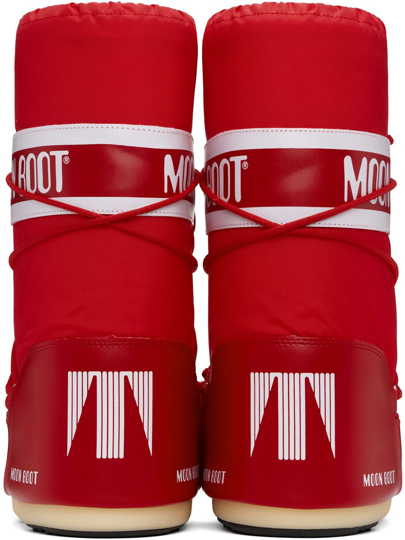 MOON BOOT Red Icon Nylon Boots outlook