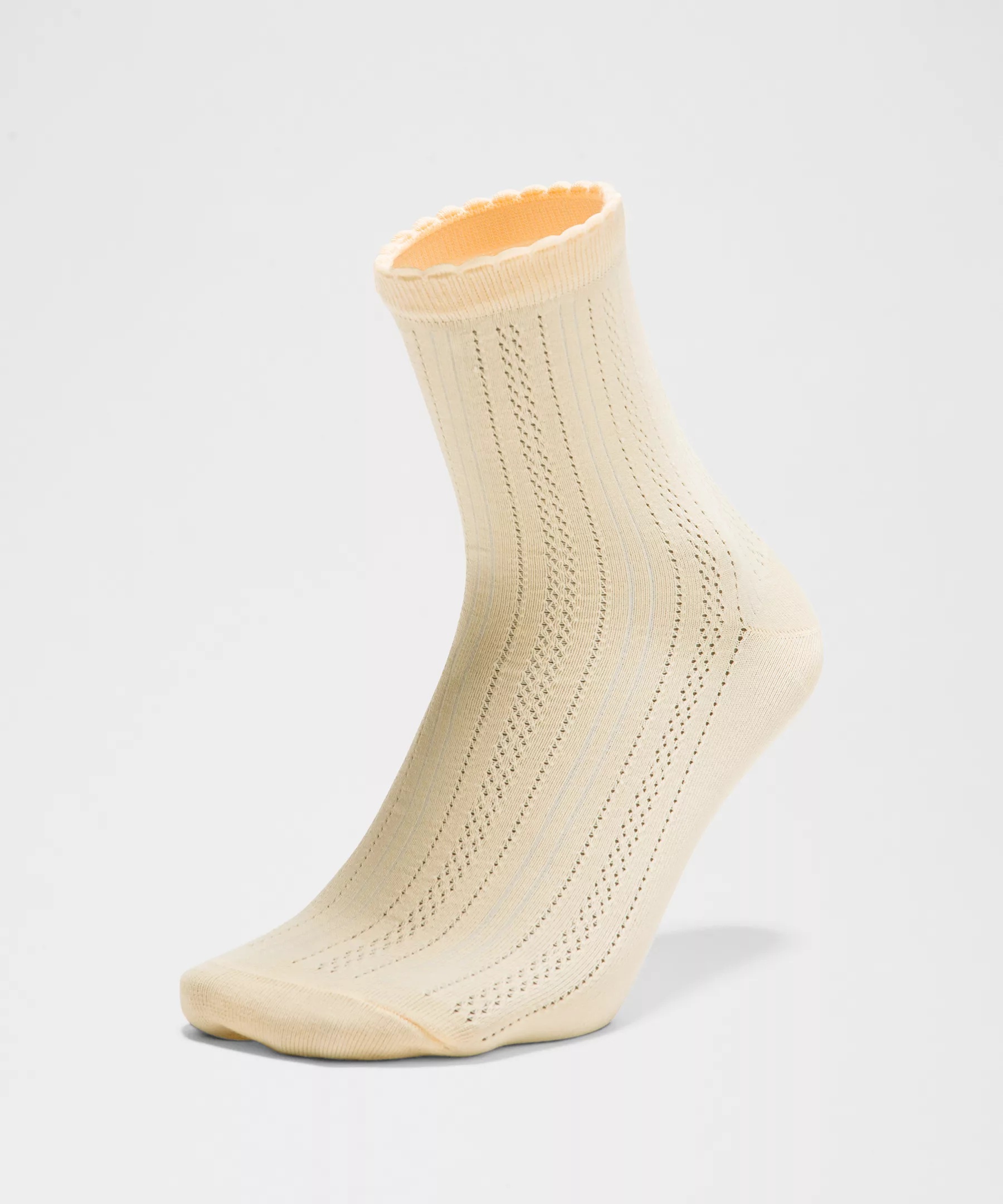 Unisex Pointelle Quarter Socks - 3
